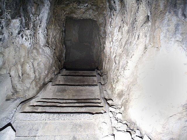 Eine kurze Treppe